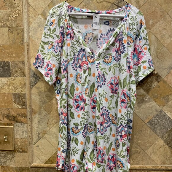 Lane Bryant Floral Blouse - Picture 1 of 3